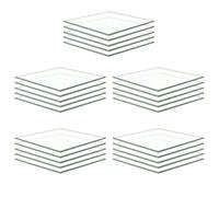 stonylab Vidrio Conductor Revestido ITO, Baja Resistencia de 6 ohm/sq, 20 x 20 x 1,1 mm, Paquete de 25