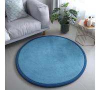 Stoolzfaid Alfombra Redonda De Pelo Corto,Suaves para HabitacióN Tapete De Actividades,Alfombra De Juego De Forro Polars De Corals,Sencillos Y Elegante,para Habitacion Oficina