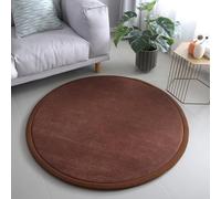 Stoolzfaid Alfombra Redonda De Pelo Corto,Suaves para HabitacióN Tapete De Actividades,Alfombra De Juego De Forro Polars De Corals,Sencillos Y Elegante,para Habitacion Oficina