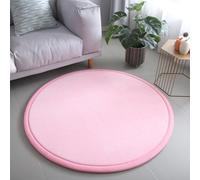 Stoolzfaid Alfombra Redonda De Pelo Corto,Suaves para HabitacióN Tapete De Actividades,Alfombra De Juego De Forro Polars De Corals,Sencillos Y Elegante,para Habitacion Oficina