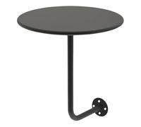 Stoolzfaid Mesas De Centro PequeñAs De Pared,Mesa Redonda De Pared En Forma De L,Hierro Mesa De Centro Montada En La Pared En Forma De L,Mesa Auxiliar Redonda Forma De L,Ahorra Espacio,para Pub