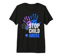 Stop Child Abuse Shirt Child Abuse Prevention Awareness Camiseta Premium