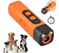 Stop-Croq-Calma Ladridos Con Una Presión, Croqpata Ultrasonidos Anti Ladrido, Anti-Abedro Portátil Para Perros, Anti-Bark Led Light, Para Seguridad Interior Exterior (A)