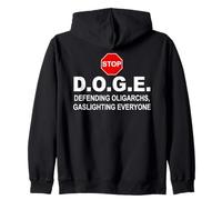 Stop Doge Sign,Anti Doge Protest Signs,No D.O.G.E. Bad Doge Sudadera con Capucha