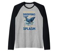 Stop Dropping Trash Into The Splash Contaminación del océano Camiseta Manga Raglan