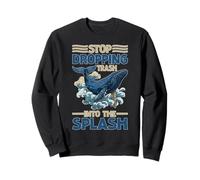Stop Dropping Trash Into The Splash Contaminación del océano Sudadera