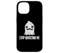 Stop Ghosting Me Lindo Fantasma de Halloween Carcasa para iPhone 14
