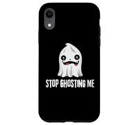 Stop Ghosting Me Lindo Fantasma de Halloween Carcasa para iPhone XR