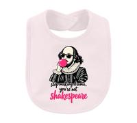Stop Making Drama You're Not Shakespeare - Babero de goma de mascar | Teatro, divertido, literatura, William, poeta, espectáculo, gafas de sol, chicle, humor, vintage, cita, profesor de inglés