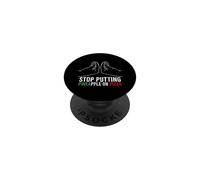 Stop Putting Pineapple On Pizza Shirt Funny Italian PopSockets PopGrip Adhesivo