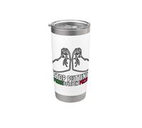 Stop Putting Pineapple On Pizza Shirt Funny Italian Vaso térmico de acero inoxidable de doble pared
