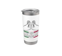Stop Putting Pineapple On Pizza Vaso térmico de acero inoxidable de doble pared