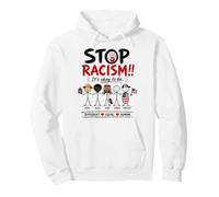 Stop Racism It's Okay to Be Asian Black Arab Normal American Sudadera con Capucha