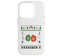 Stop Starring At My Balls -Meme Navideño Divertido con Bolas Carcasa para iPhone 14 Pro