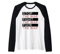 Stop The War (Declaración de Paz) Camiseta Manga Raglan