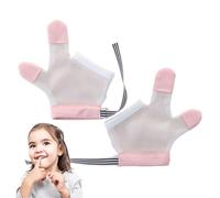 Stop Thumb Sucking Guard - Protector De Dedos Para Niños 1 Par, Cubierta Ajustable Para El Pulgar, Ayuda Transpirable Antisucción De Dedos Con Material Ligero | Solución De Control De Hábitos Infantil