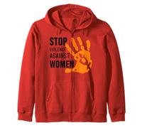 Stop Violence Against - Camiseta para Mujer Sudadera con Capucha