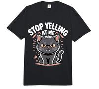 Stop Yelling At Me Sarcasmo de Humor introvertido - Comfort Colors Adult Heavyweight T-Shirt