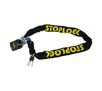 Stoplock - Cadena Antirrobo para Motocicletas y Bicicletas, Resistente, Universal, Seguridad, 10 mm, con Llaves, Colocación Sencilla, Acero Reforzado, 1.2 M