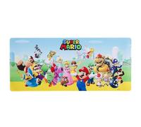 STOR Alfombrilla Raton Gaming XXL Super Mario Bros Grande Escritorio Tela Antideslizante Trabajo y Juegos Ordenador PC