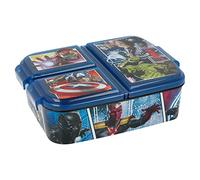 Stor Avengers Sandwichera con múltiples compartimentos, Color Azul