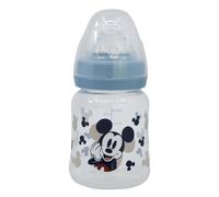 BIBERON CUELLO ANCHO 150 ML TETINA SILICONA 3 POSICIONES MICKEY MOUSE FULL OF SMILES