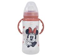 BIBERON CUELLO ANCHO 360 ML TETINA SILICONA 3 POSICIONES CON ASAS MINNIE MOUSE HEART FULL