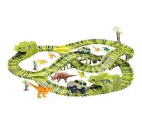 Stor Bilbana fr Barn - Dinosaurie Grn