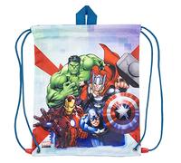 Mochila porta merienda para niños y niñas - bolsa de cuerdas para merienda infantil - bolsa saco para el almuerzo de Los Vengadores - Marvel