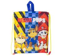 Mochila porta merienda para niños y niñas - bolsa de cuerdas para merienda infantil - bolsa saco para el almuerzo de La Patrulla Canina