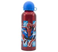 Botella de agua infantil reutilizable de aluminio de 530 ml de Spider-man