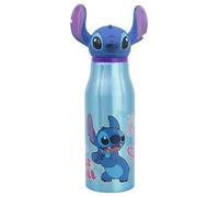 BOTELLA ALUMINIO CON FIGURITA 3D 690 ML STITCH DRAWING