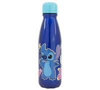 Botella de agua reutilizable de aluminio infantil de 600 ml de Stitch Palms