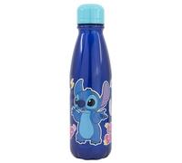 Stor Botella de agua reutilizable de aluminio infantil Stitch Palms 600 ml