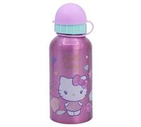 Botella de aluminio para niños - cantimplora infantil - botella de agua reutilizable de 400 ml de Hello Kitty