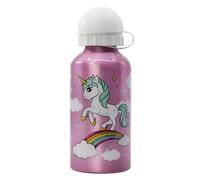 Stor S.L. Botella de aluminio infantil Unicorn Rainbow reutilizable 400 ml