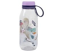 Botella de agua infantil de Ecozen de 460 ml con tapón con colgador de Frozen