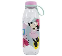 Botella de agua infantil de Ecozen de 650 ml con tapón con colgador de Minnie Mouse