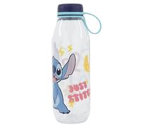Botella de agua infantil de Ecozen de 650 ml con tapón con colgador de Stitch