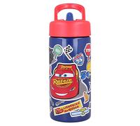 Stor Botella de agua deportiva con pajita y asa incorporada de 410 ml de Cars - Disney