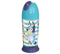 Stor Botella de Agua Infantil Bluey 280ml con Pajita de Silicona - Plastico Reutilizable sin BPA para Niños y Niñas