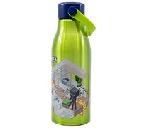 Stor Botella de agua infantil de aluminio Minecraft de 760 ml con asa en el tapón