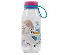 Stor Botella de agua infantil de Ecozen de 460 ml con tapón con colgador frozen floral