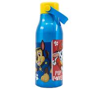 Botella de agua infantil de aluminio de 760 ml con asa en el tapón de La Patrulla Canina