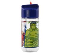 Botella de agua infantil hidro reutilizable de tritan de 430 ml de Los Vengadores - Marvel