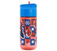 Botella de agua infantil hidro reutilizable de tritan de 430 ml de Spider-man
