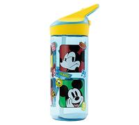 Botella de agua infantil reutilizable de tritan de 620 ml de Mickey Mouse