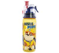 STOR Botella Infantil de Plástico Patrulla Canina 575ml con Boquilla y Botón Pulverizador de Agua para Niños Libre de BPA