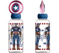 STOR Botella Marvel Captain America Para Niños Plástico 560 ml