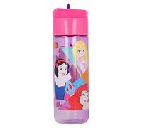 Stor Botella original Disney Princess de 540 ml en Ecozen, reutilizable y lavable, con tapón desenroscable y a prueba de goteo y boquilla inclinable